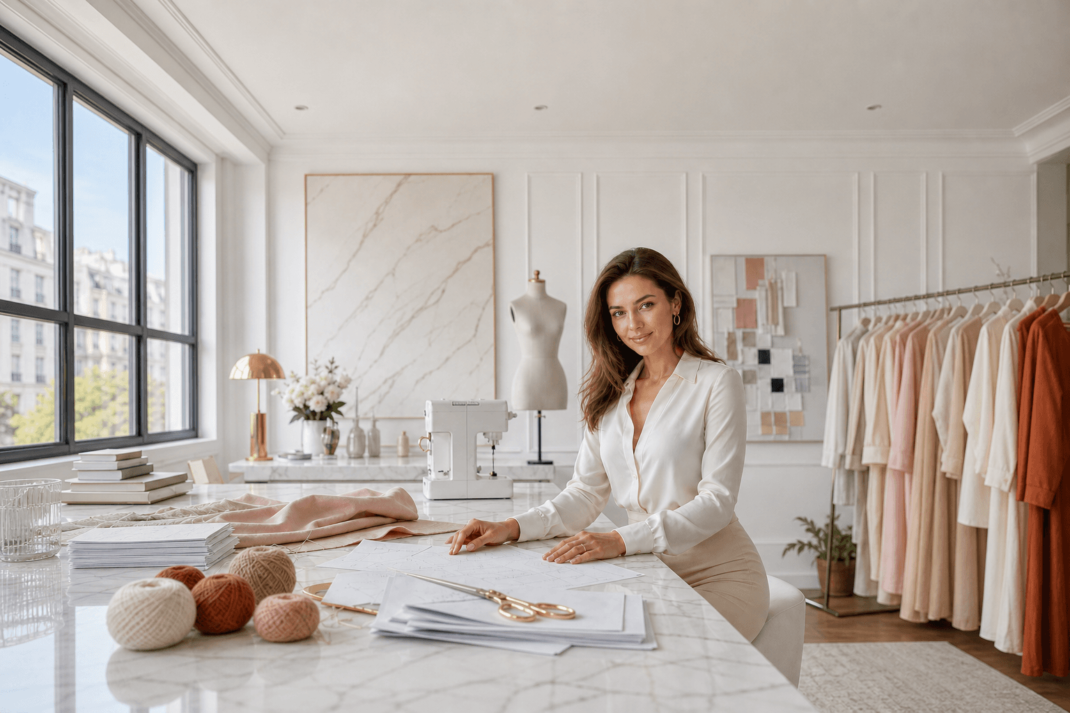 Силуэт — августовская обложка: современное ателье к осени